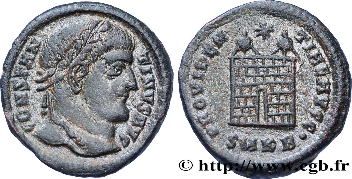 CONSTANTIN Ier LE GRAND Centenionalis ou nummus TTB+