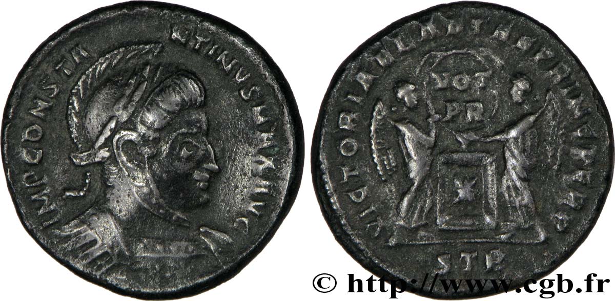 CONSTANTIN Ier LE GRAND Centenionalis ou nummus TTB+
