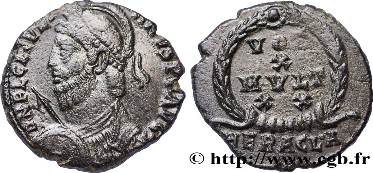 IULIANUS II DER PHILOSOPH Maiorina ou nummus, (PB, Æ 3) VZ