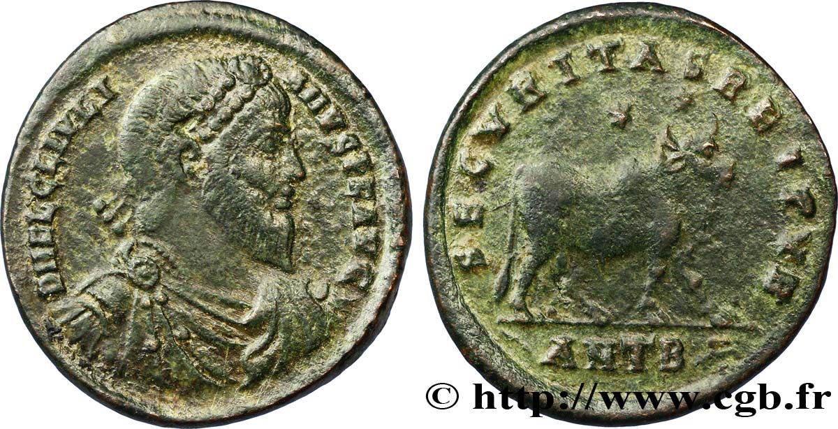 JULIEN II LE PHILOSOPHE Double maiorina, (GB, Æ 1) TTB