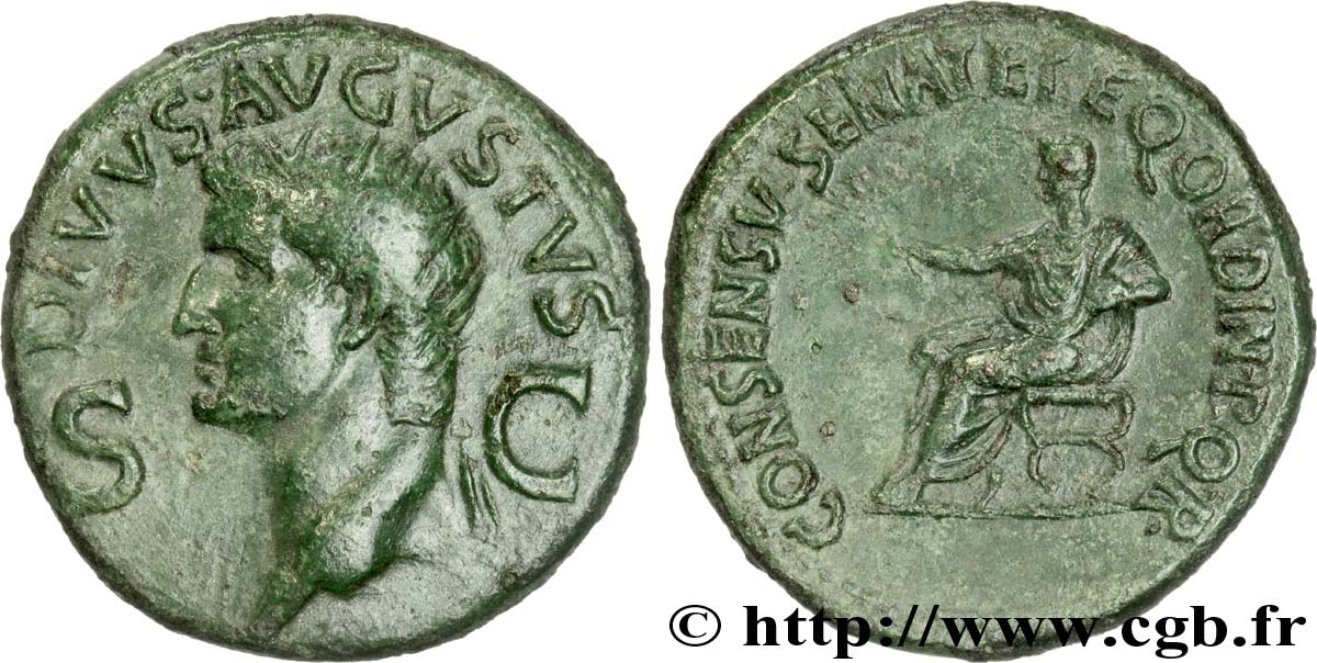 AUGUSTE Dupondius TTB+