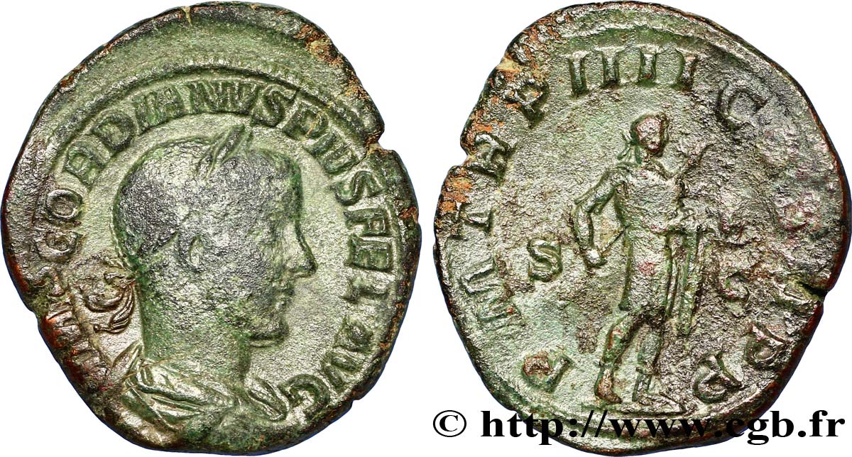 GORDIEN III Sesterce TB+