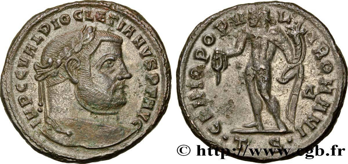 DIOCLETIAN Follis ou nummus AU