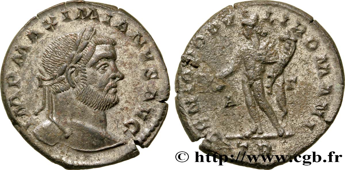 MAXIMIANUS HERCULIUS Follis ou nummus MS/AU