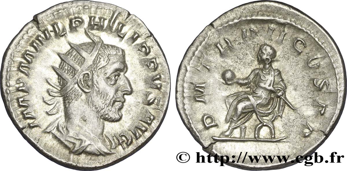 PHILIPPUS I. ARABS Antoninien fVZ