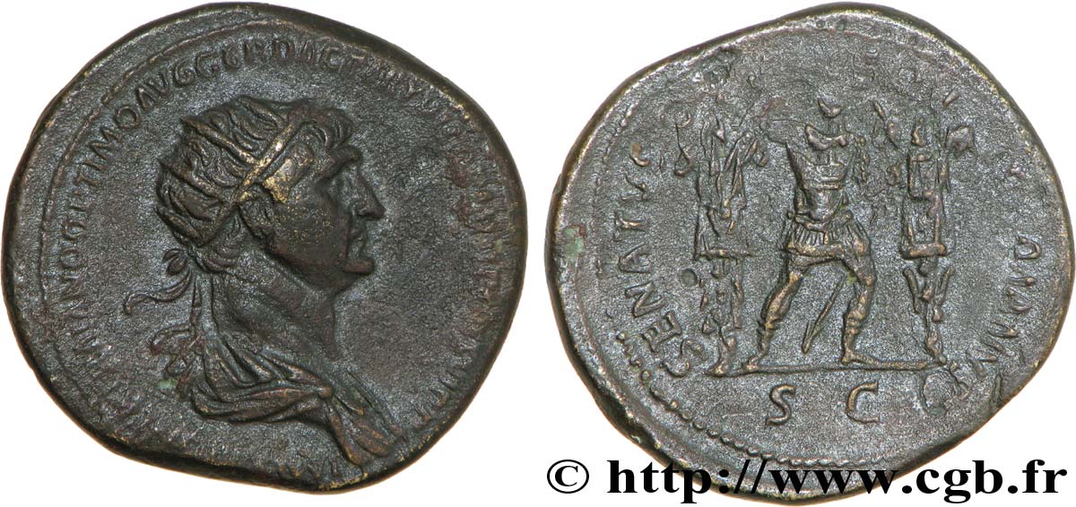 TRAJAN Dupondius TTB+