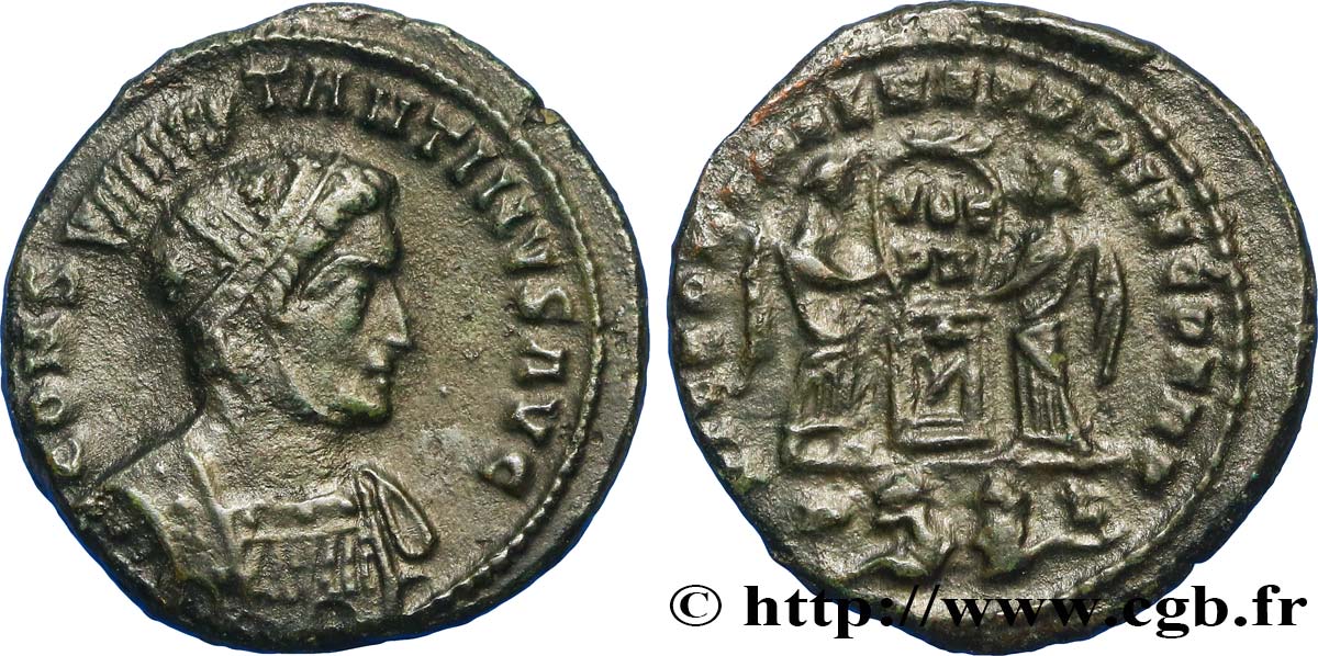 CONSTANTIN Ier LE GRAND Centenionalis ou nummus TTB+