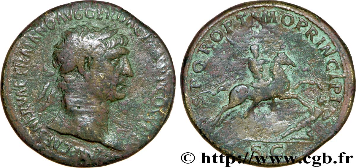 TRAJAN Sesterce TB/TB+
