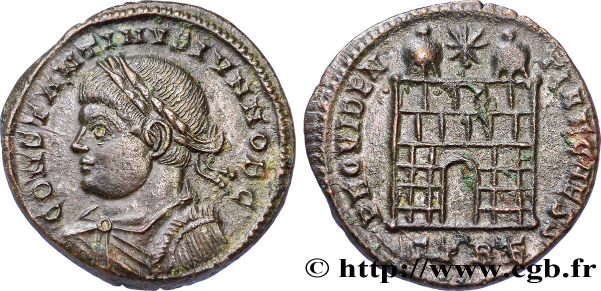 CONSTANTINUS II Centenionalis ou nummus fVZ
