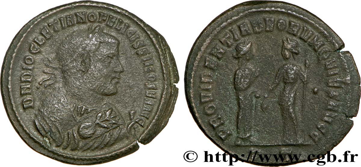 DIOCLÉTIEN Follis ou nummus TTB