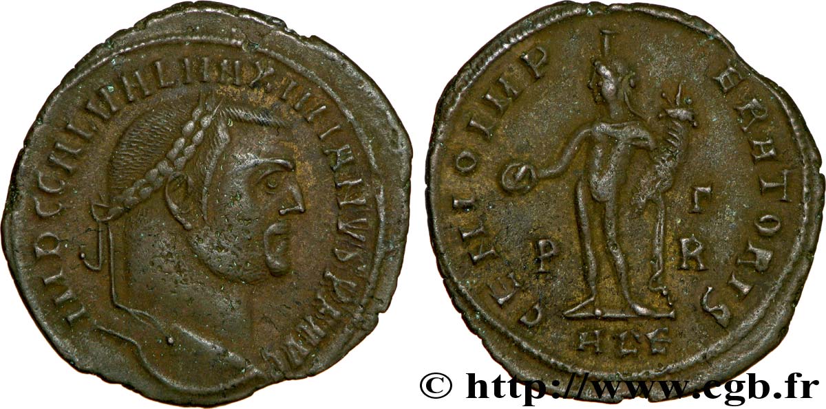 GALÈRE Follis ou nummus TTB