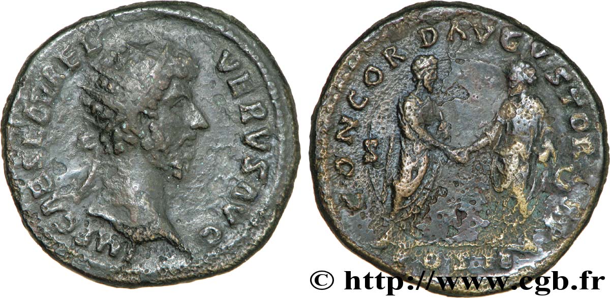 LUCIUS VÉRUS Dupondius TB+