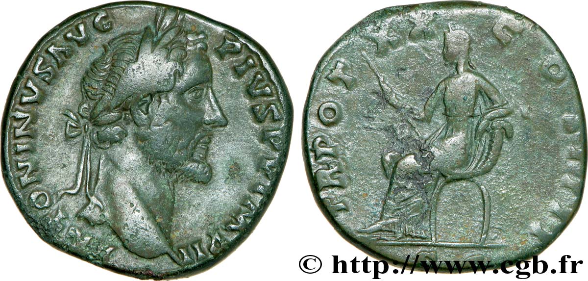 ANTONINUS PIUS Sesterce XF/VF