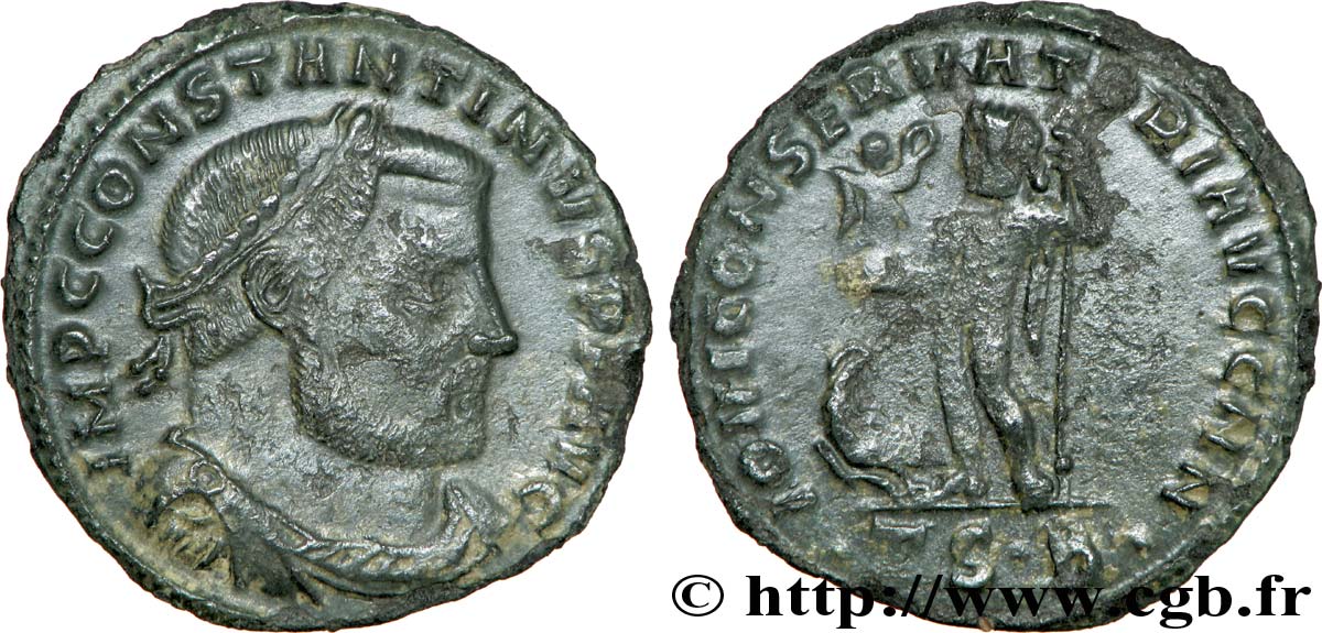 CONSTANTIN Ier LE GRAND Follis ou nummus TTB+
