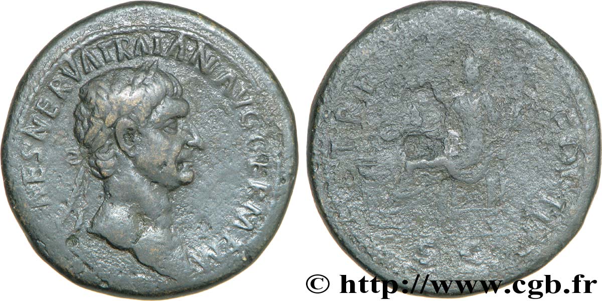 TRAJAN Sesterce TTB/B+