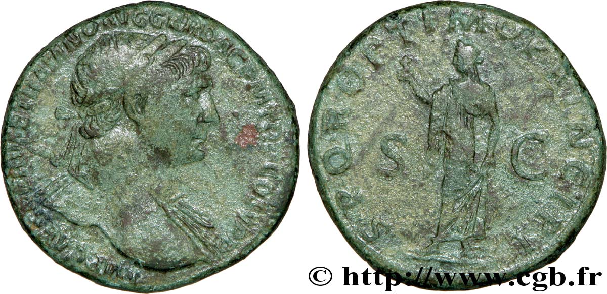 TRAJAN Sesterce TTB