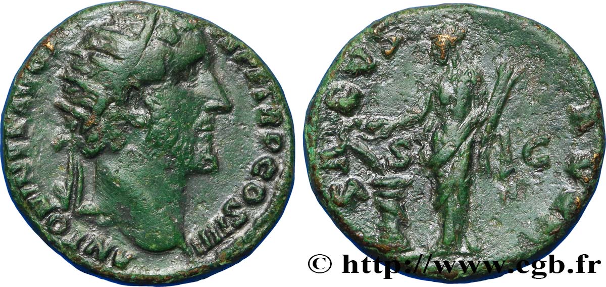 ANTONIN LE PIEUX Dupondius TTB