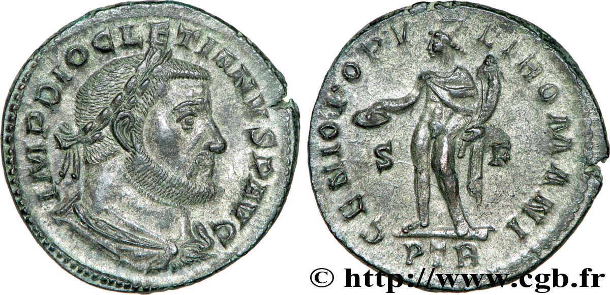 DIOCLETIANUS Follis ou nummus fST