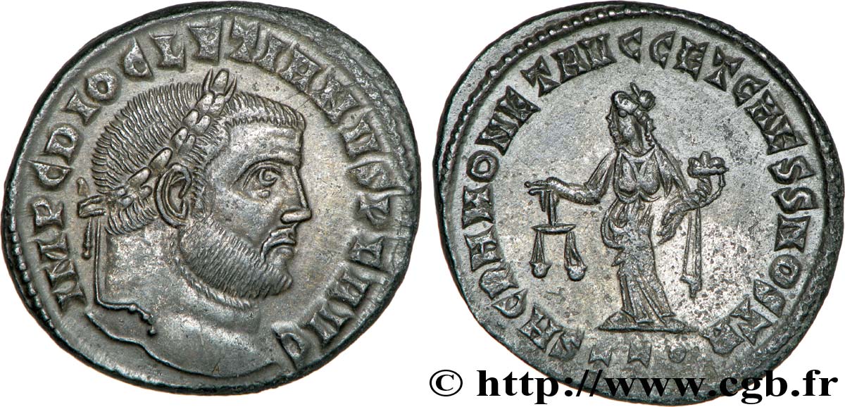 DIOCLÉTIEN Follis ou nummus SUP