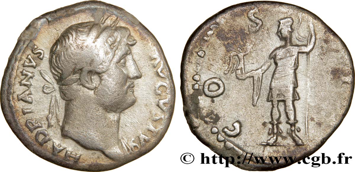 HADRIAN Denier VF