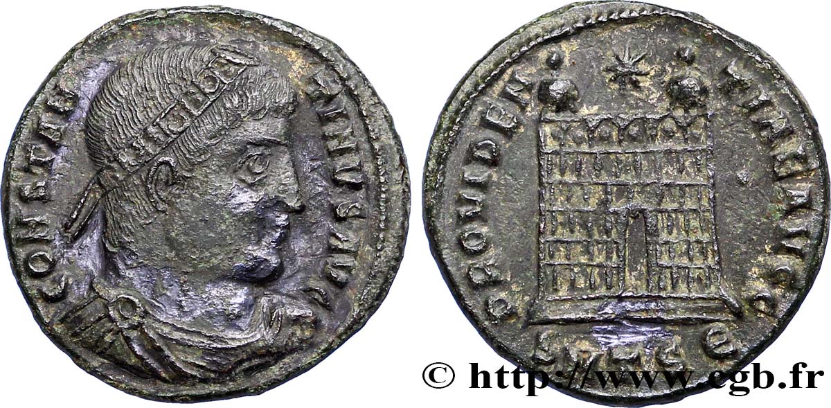 CONSTANTIN Ier LE GRAND Centenionalis ou nummus TTB