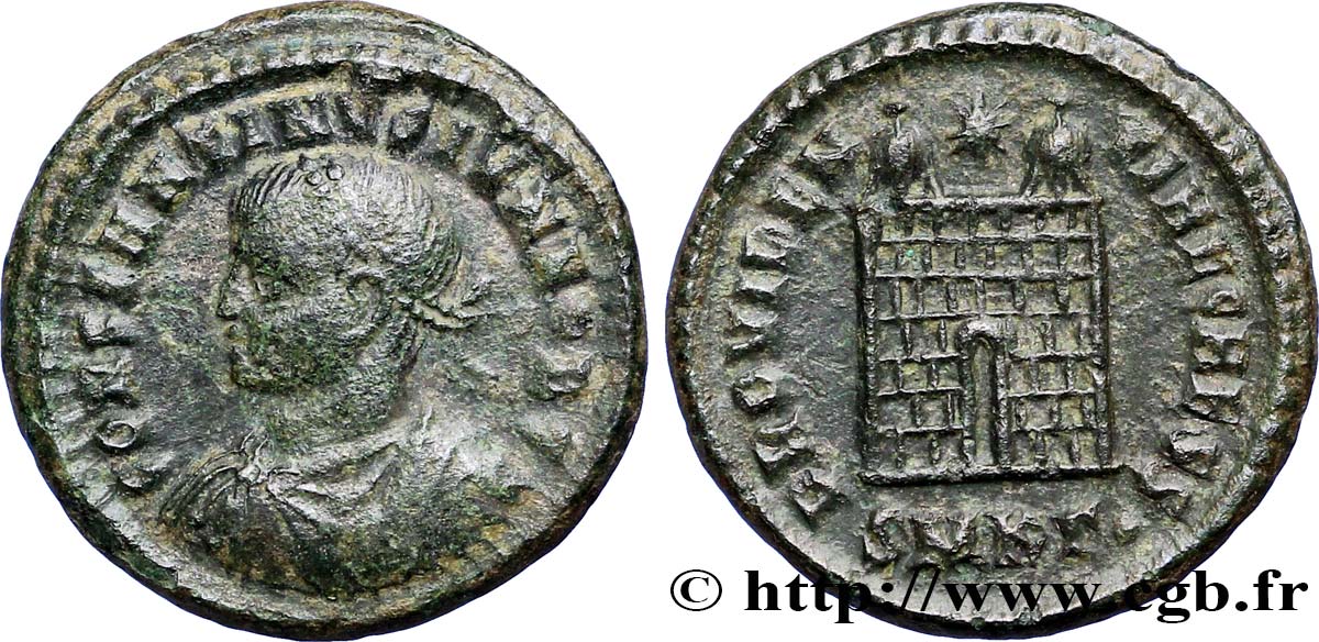 CONSTANTIN II Centenionalis ou nummus TTB/SUP