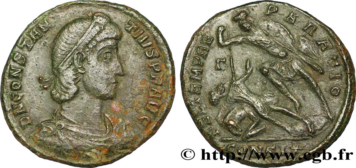 CONSTANTIUS II Maiorina, (MB, Æ 2) XF