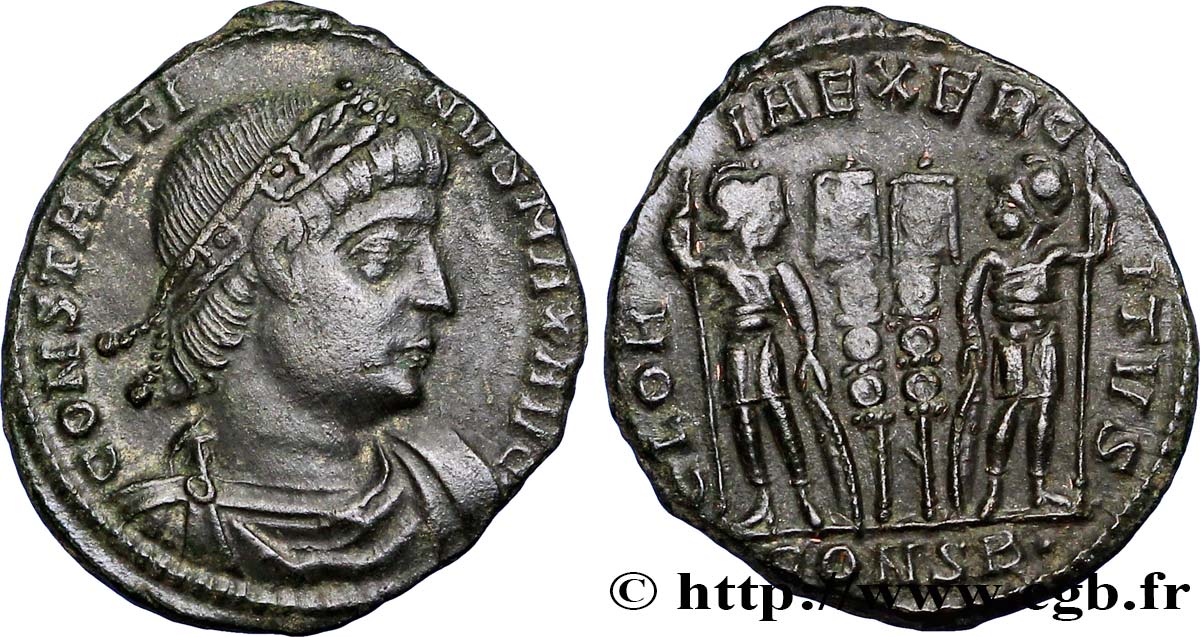 CONSTANTIN Ier LE GRAND Centenionalis ou nummus SUP