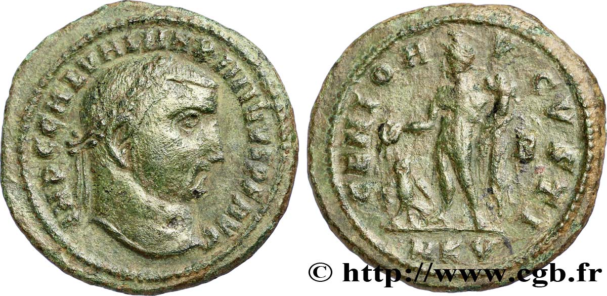 MAXIMIN II DAIA Follis ou nummus TTB