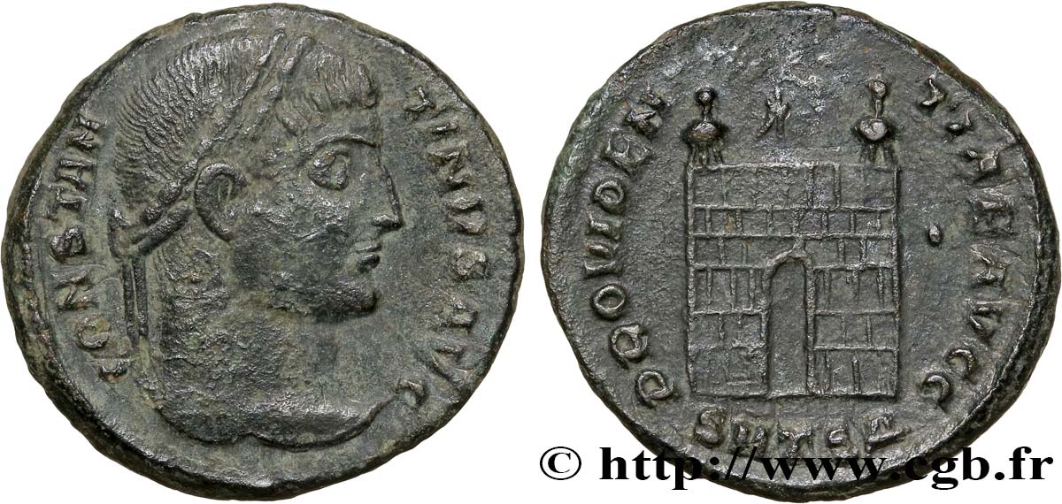 COSTANTINO I IL GRANDE Centenionalis ou nummus q.SPL