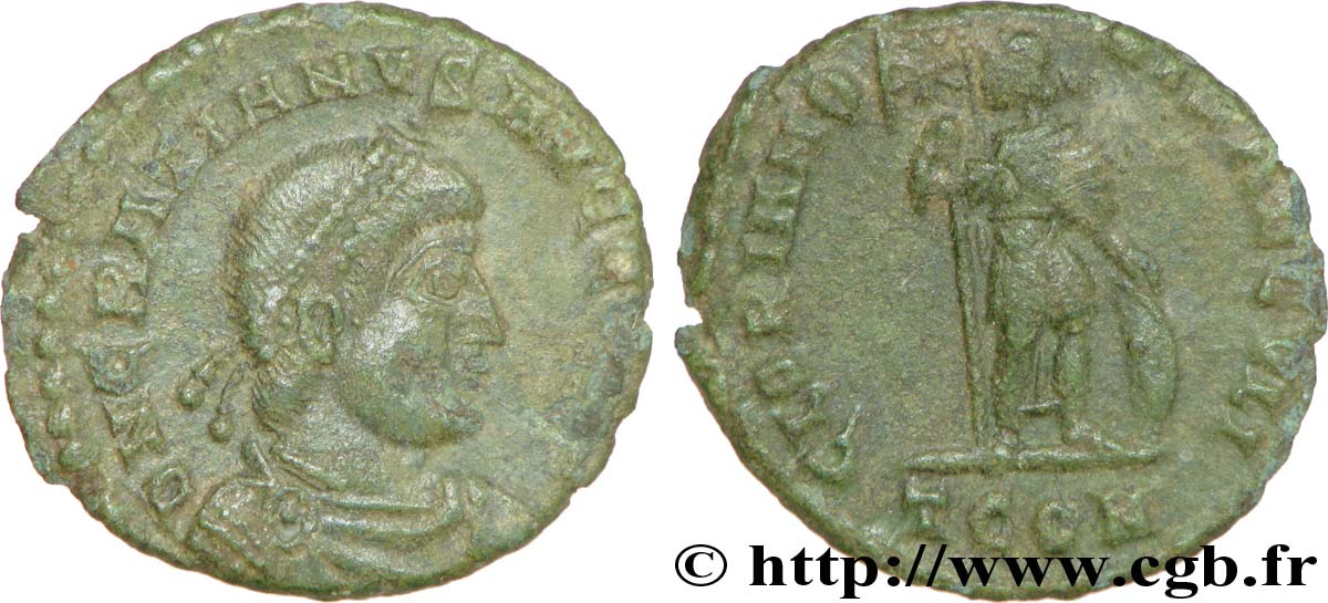 GRATIEN Nummus, (PB, Æ 3) TTB