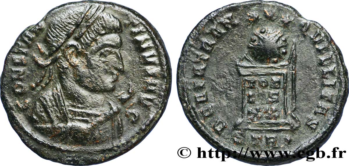 CONSTANTIN Ier LE GRAND Centenionalis ou nummus TTB