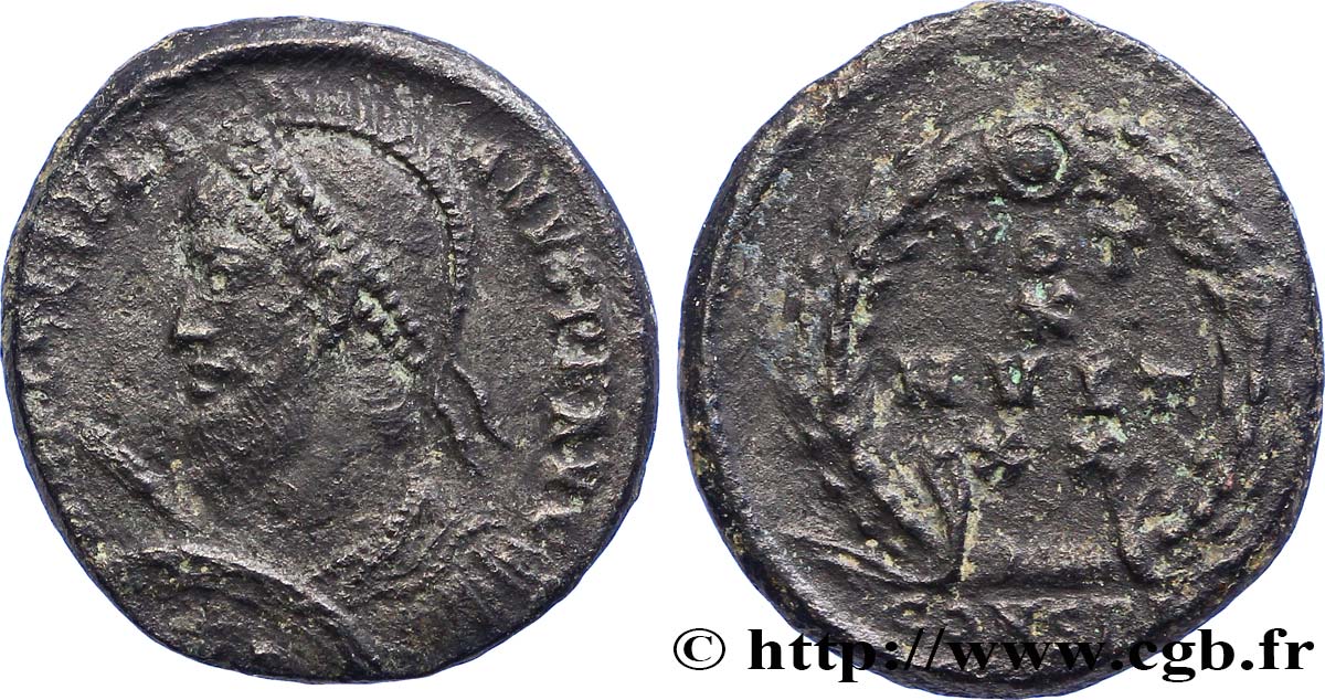 IULIANUS II DER PHILOSOPH Maiorina ou nummus, (PB, Æ 3) SS/fSS