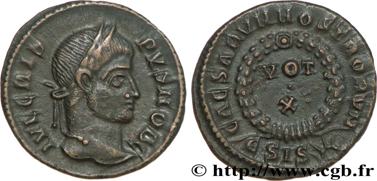 CRISPUS Centenionalis ou nummus TTB+