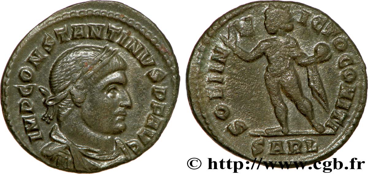 CONSTANTIN Ier LE GRAND Follis ou nummus SUP/TTB+