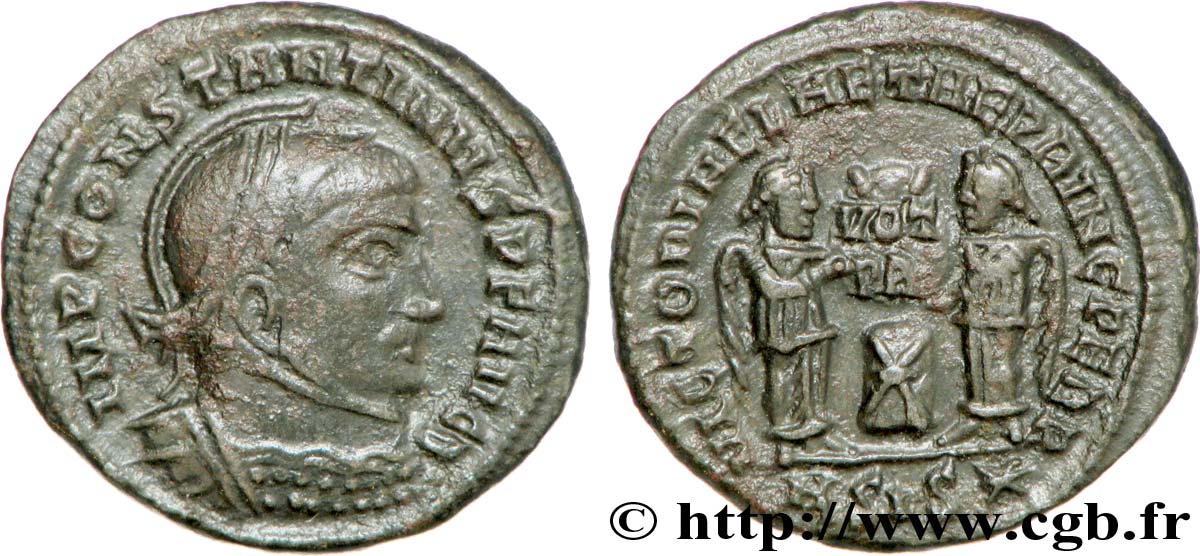 CONSTANTIN Ier LE GRAND Centenionalis ou nummus TTB+