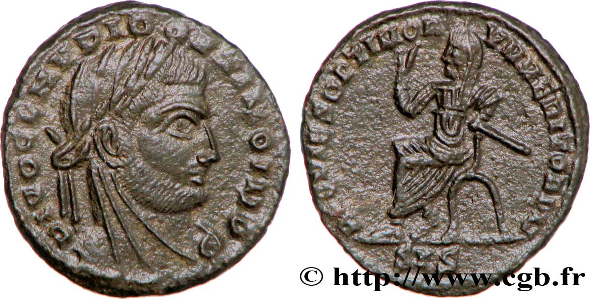 CLAUDE II LE GOTHIQUE  Demi-follis ou demi-nummus SUP