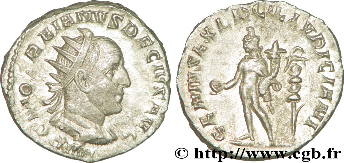 TRAJAN DÈCE Antoninien TTB+
