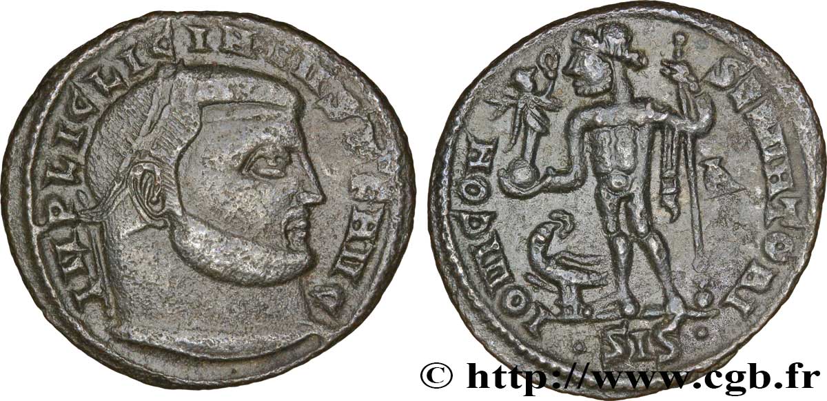LICINIUS Ier Follis ou nummus TTB/SUP