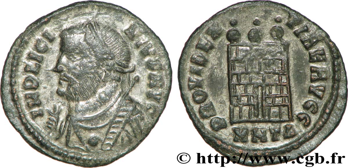 LICINIO I PADRE Follis ou nummus MBC+