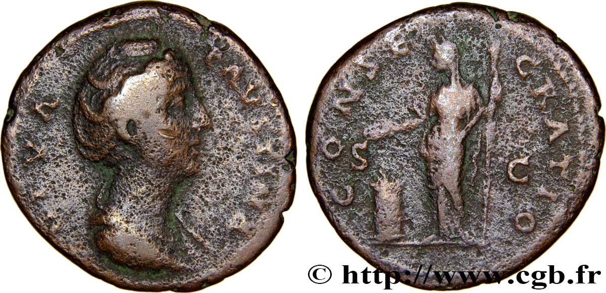 FAUSTINE MÈRE Dupondius TB