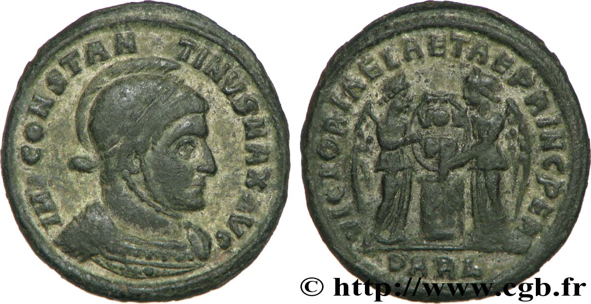 CONSTANTIN Ier LE GRAND Centenionalis ou nummus TTB+
