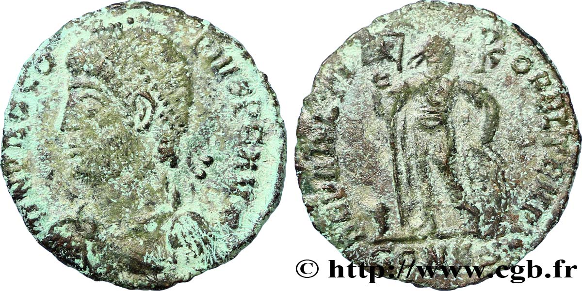 PROCOPE Maiorina ou nummus, (PB, Æ 3) TB+