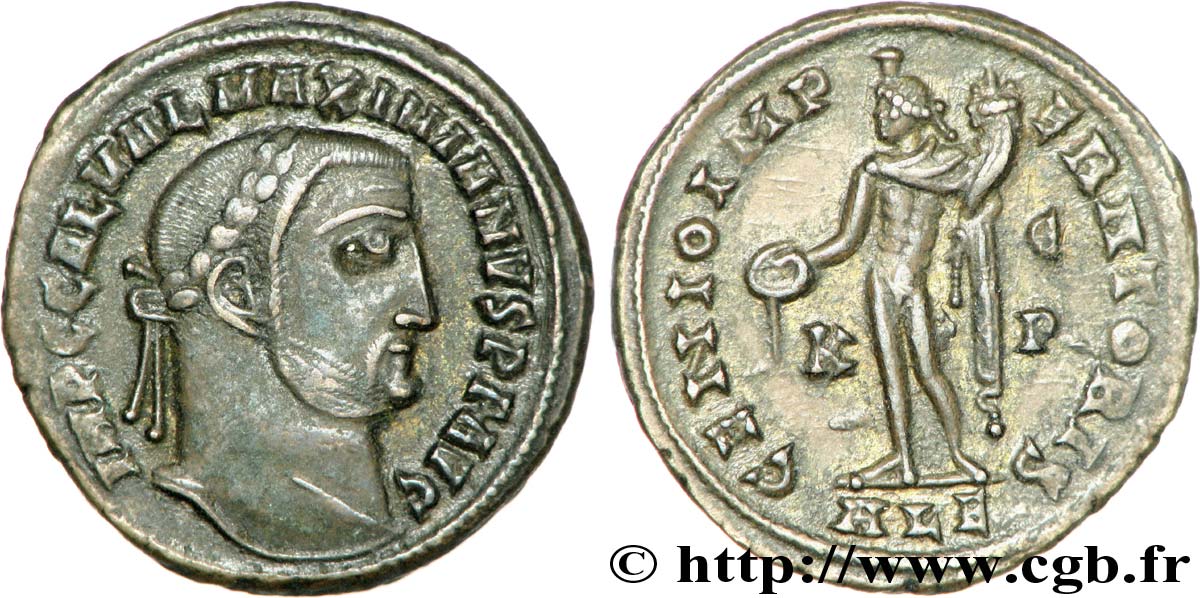 GALÈRE Follis ou nummus TTB+