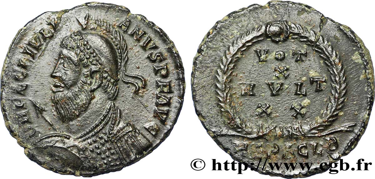 JULIEN II LE PHILOSOPHE Maiorina ou nummus, (PB, Æ 3) SUP