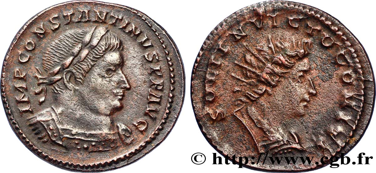 CONSTANTIN Ier LE GRAND Follis ou nummus TTB+