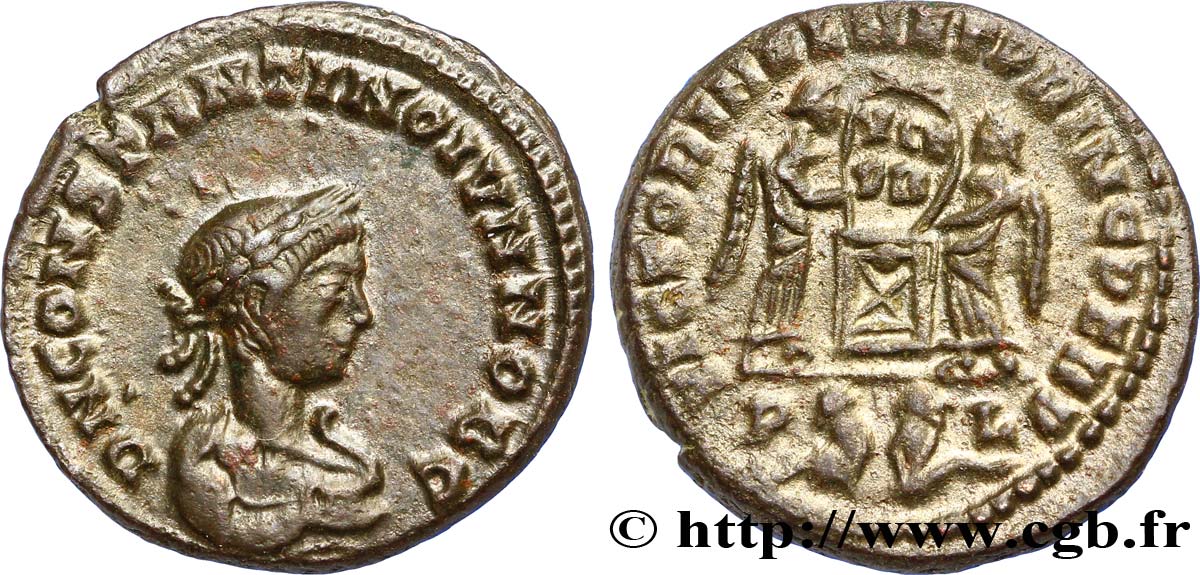 CONSTANTINE II Centenionalis ou nummus AU