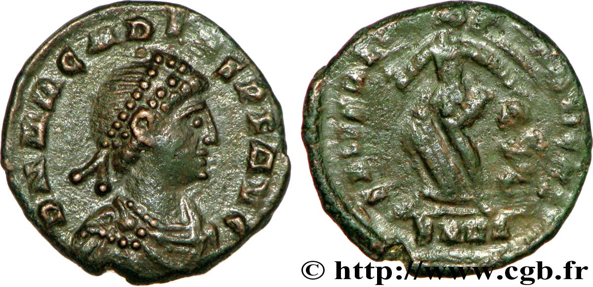ARCADIUS Nummus, (PBQ, Æ 4) SUP