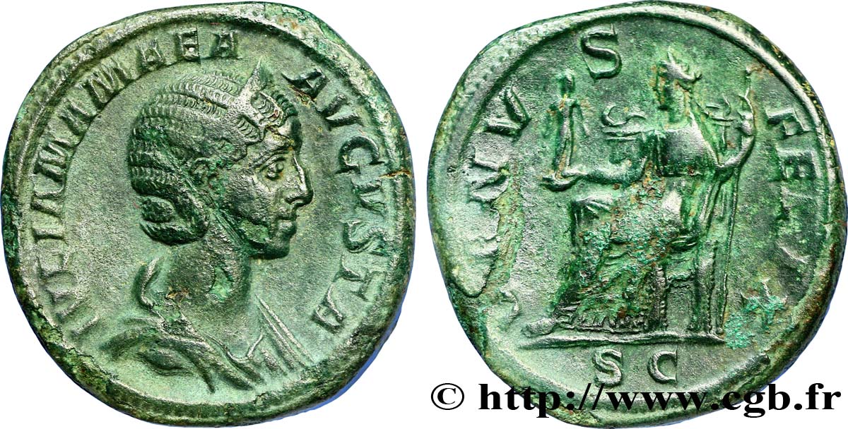 JULIA MAMÉE Sesterce TTB