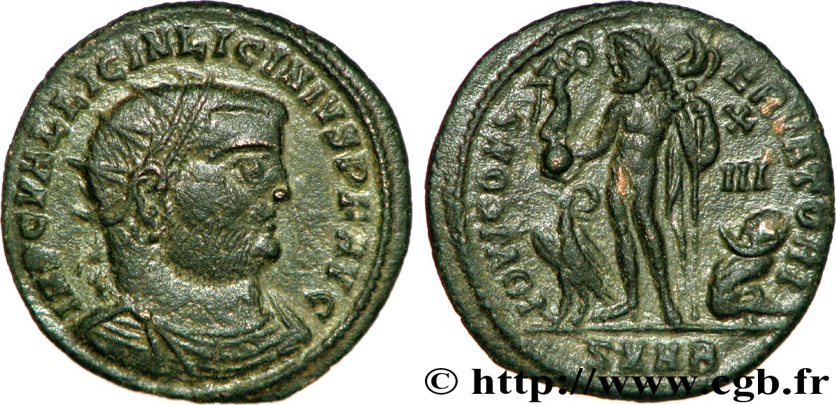 LICINIO I PADRE Follis ou nummus SPL